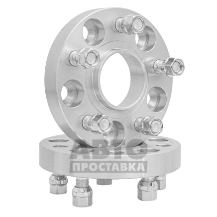 foto-Проставки для вылета колес на Buick 25 мм 5x120 dia 66,9 (STUD14x1.5) фото, Артикул: 1069-04-118/25