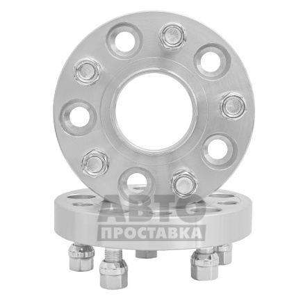 foto-Проставки для вылета колес на Buick 25 мм 5x120 dia 66,9 (STUD14x1.5) фото 1