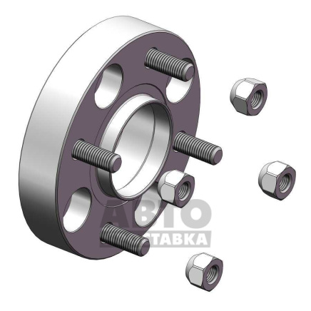 foto-Проставки для вылета колес на Nissan 30 мм 4x114,3 dia 66,1 (STUD12x1.25) фото 1