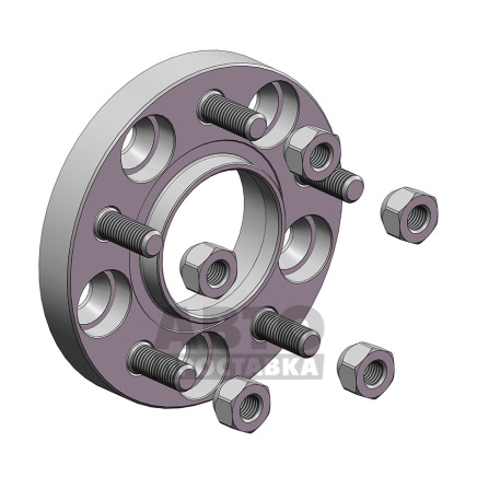 foto-Проставки для вылета колес на Holden 20 мм 5x115 dia 70,3 - (STUD12X1.5) фото, Артикул: 1034-04-20/20
