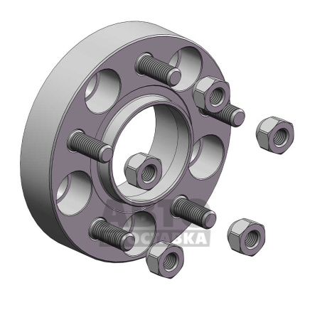 foto-Проставки для вылета колес на Chevrolet 30 мм 5x115 dia 70,2 (STUD12X1.5) фото 2