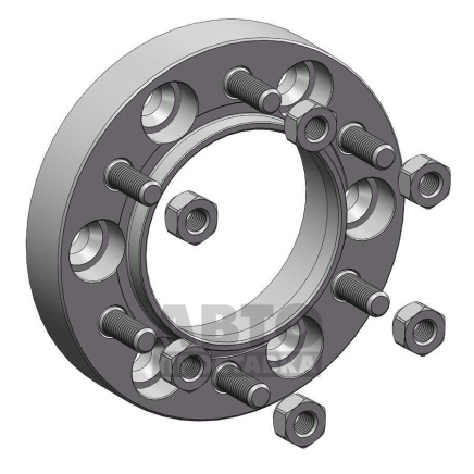 Проставки для вылета колес на заднюю ступицу Mitsubishi 30 мм 6x139,7 dia 108,1 (STUD12x1.5) фото 1 foto-Проставки для вылета колес на заднюю ступицу Mitsubishi 30 мм 6x139,7 dia 108,1 (STUD12x1.5) фото 1