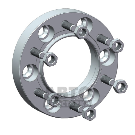 foto-Проставки для вылета колес на Hyundai 30 мм 6x139,7 dia 106,1 (STUD12x1.5) фото 2