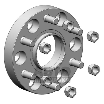 foto-Проставки для вылета колес на Nissan 30 мм 6x139,7 dia 78,1 (STUD14x1.5) фото 2