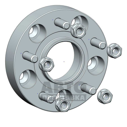 foto-Проставки для вылета колес на GMC 30 мм 5x120,65 dia 70,3 фото, Артикул: 1042-04-169/30