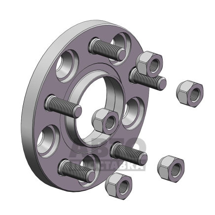 foto-Проставки для вылета колес на Infiniti 15 мм 5x114,3 dia 66,1 (STUD12x1.25) фото 1