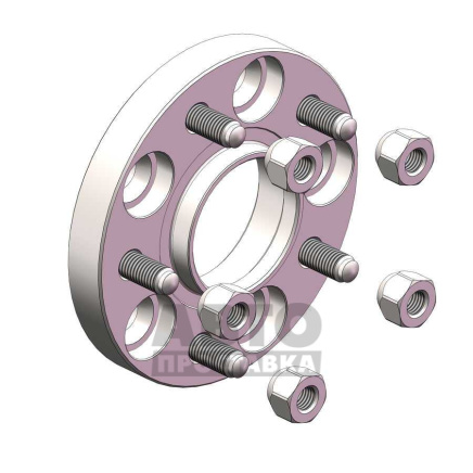 foto-Проставки для вылета колес на Kia 20 мм 5x114,3 dia 67,1 (STUD12x1.5) фото 3