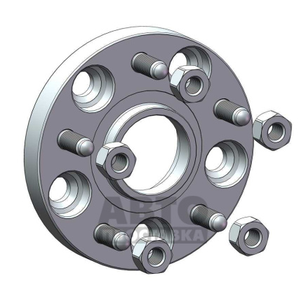 foto-Проставки для вылета колес на Lexus 20 мм 5x114,3 dia 60,1 (STUD12x1.5) фото 2
