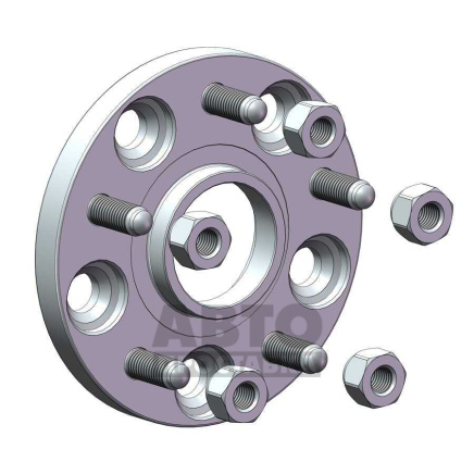 foto-Проставки для вылета колес на Lexus 15 мм 5x114,3 dia 60,1 (STUD12x1.5) фото 4