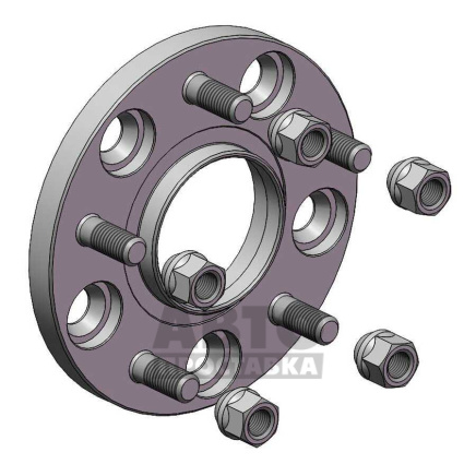 foto-Проставки для вылета колес на Jeep 15 мм 5x127 dia 71,5 (STUD1-2) фото 4