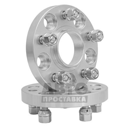 foto-Проставки для вылета колес на Tesla 20 мм 5x114,3 dia 64,1 (STUD12x1.5) фото 2