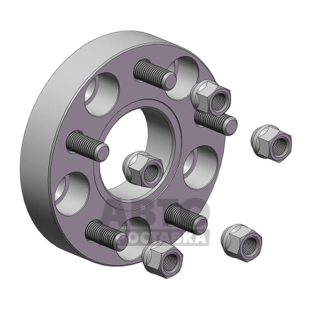 foto-Проставки для вылета колес на Ford 30 мм 5x114,3 dia 61,5 (STUD1-2) - NL фото 4