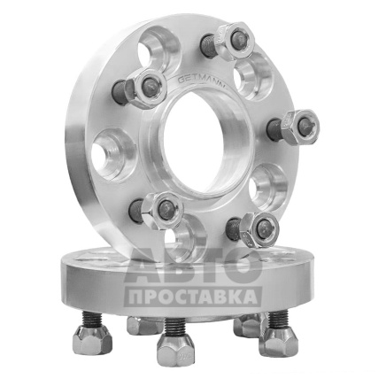 foto-Проставки для вылета колес на Mazda 25 мм 5x114,3 dia 67,1 (STUD12x1.5) фото 2