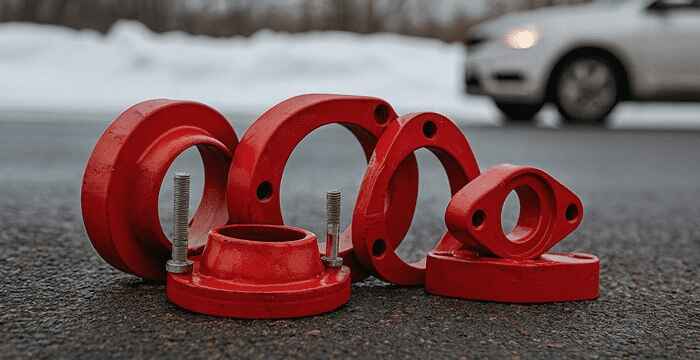 Основные повреждения проставок после зимы